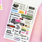 sticker inside of haricot vert daydreams sticker post cards