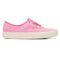 two tone pink authentic shoe with micro check and pink laces and trim