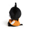 side view of halloween kuromi warmie plush