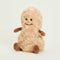 side view of peanut warmie plush