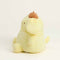 side view of pompompurin warmie plush