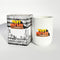 coconut, suntan oil, and cannabis scented  candle and packaging