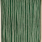 green and cream vertical stripe terry cloth towel with lime green trim