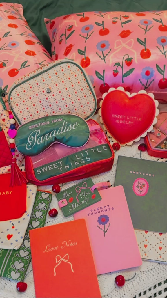 model showcasing romantic and whimsy themed products