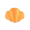 Croissant shaped stress ball