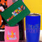 editorial image of royal endless possibilities mug, endless possibilities wallet and take a break wine tumber